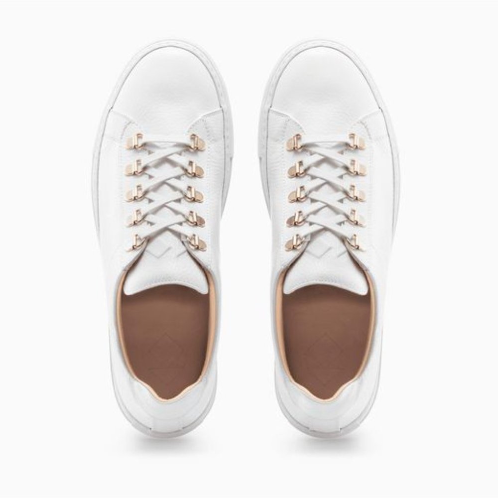 KOIO Collective | Gavia Bianco Sneaker In White - Picture 1 of 12